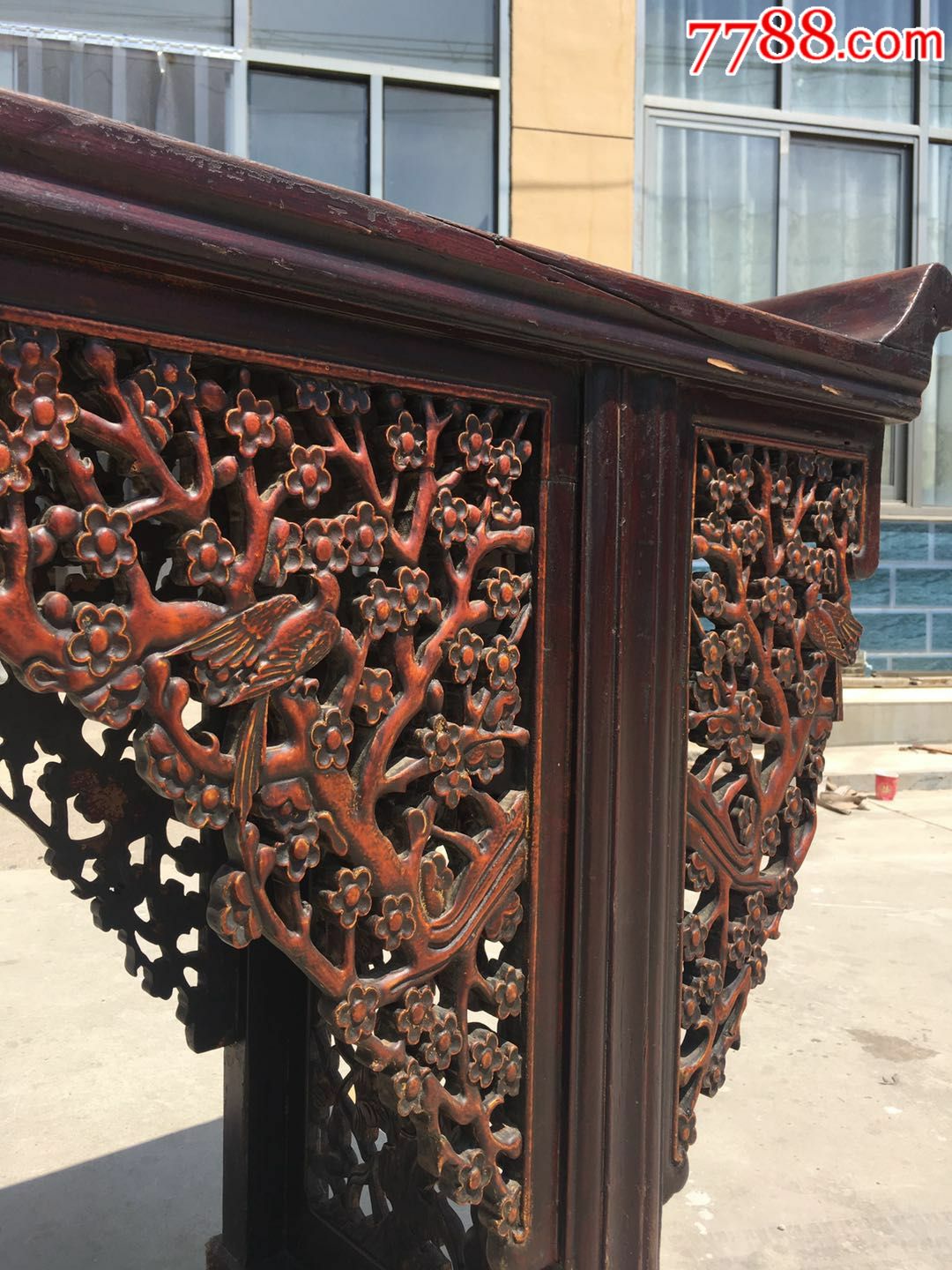 清代榆木供案条案条几翘头几老家具民俗装饰佳品