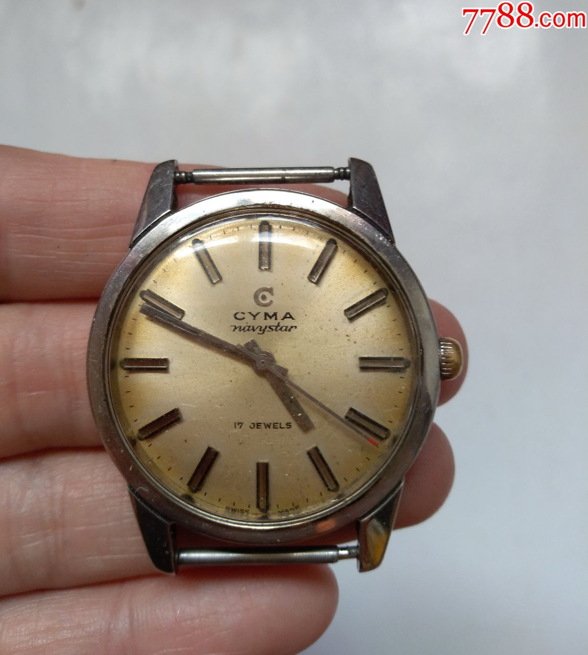 瑞士名表,西马机械表,走时,点图可放大