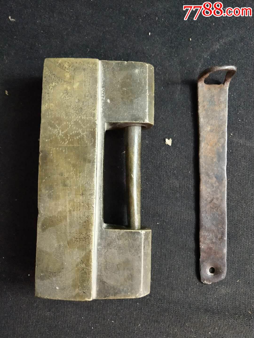 民国大铜锁一把_乡下民俗馆【7788商城__七七八八商品交易平台(7788.c