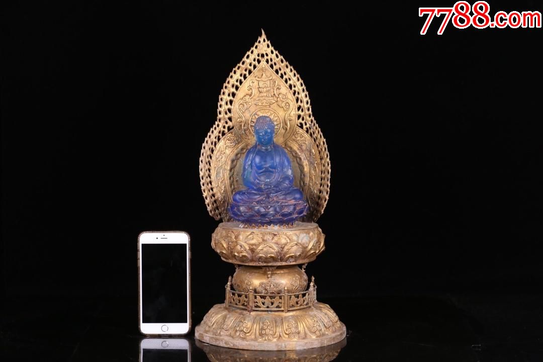 老琉璃药师佛造像