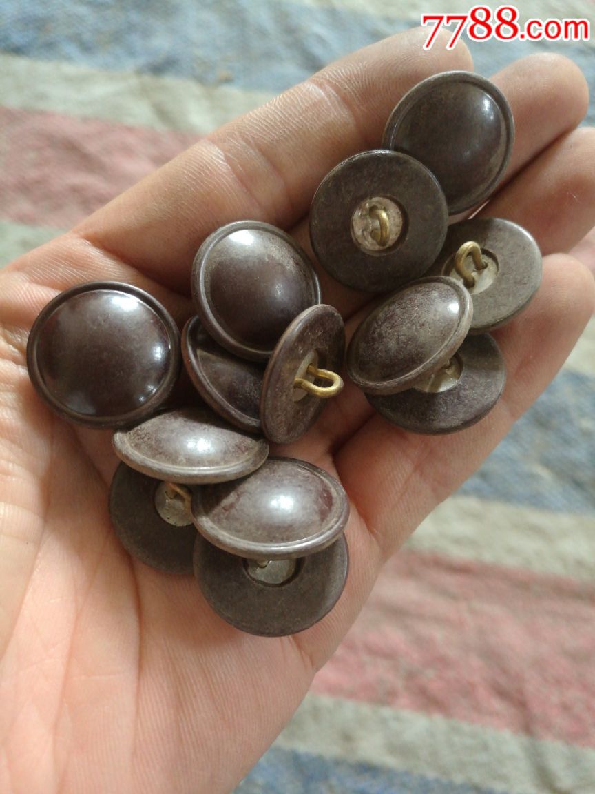 65式常服扣22毫米胶木扣