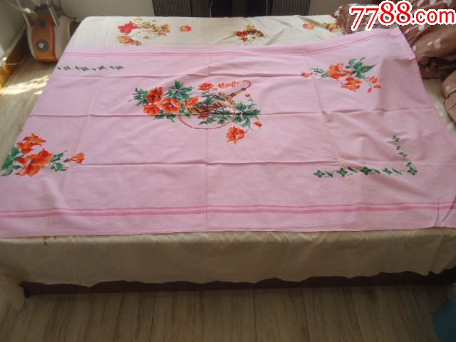 老式—印花床单-价格:25元-se66225832-其他家居布艺