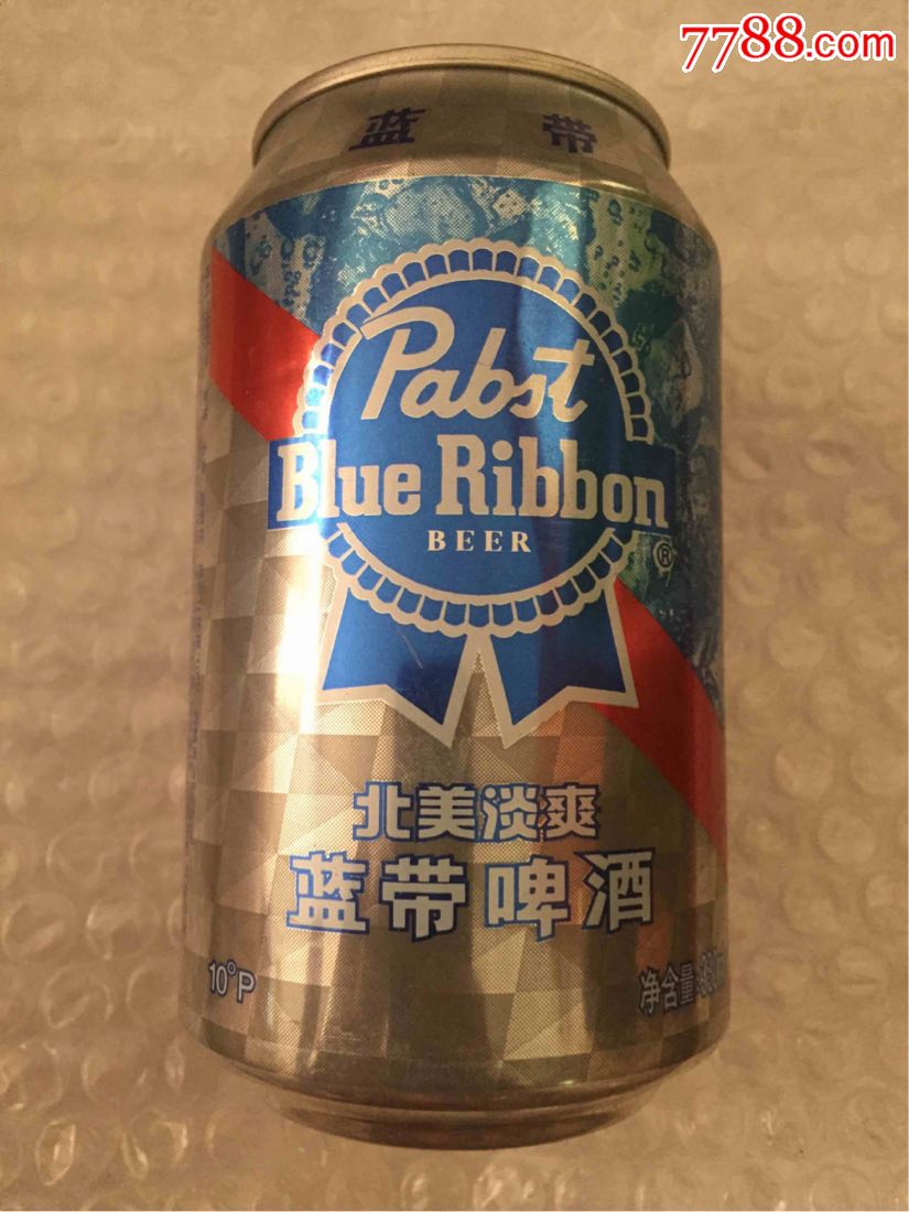 蓝带北美淡爽啤酒易拉罐