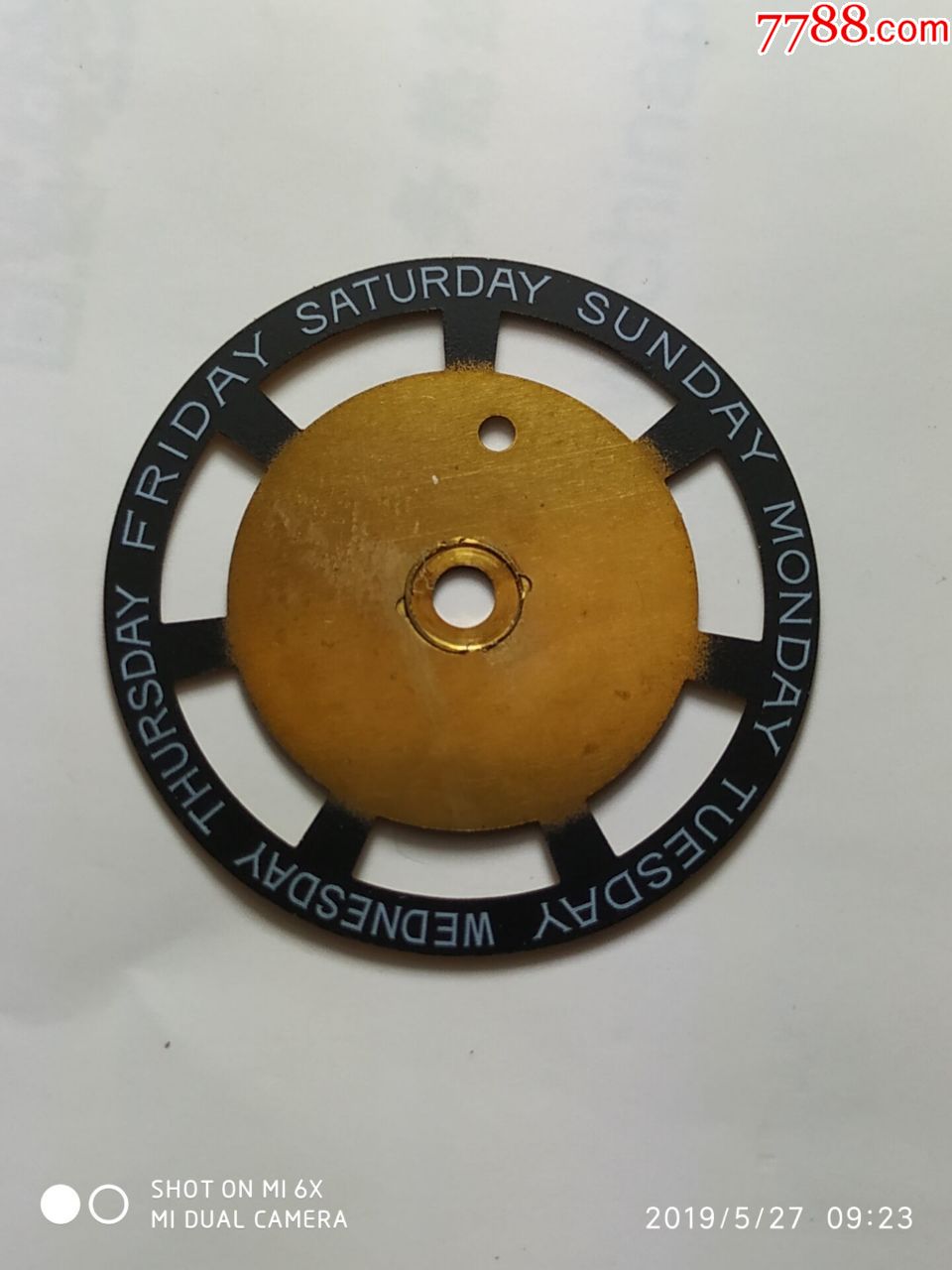 星期盘:瑞士2834机芯星期盘(全部英文)