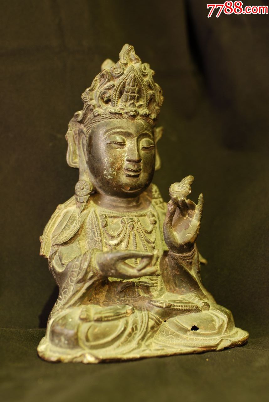 大明大头铜佛_铜像/铜佛像_民国云南往事【7788收藏__收藏热线】