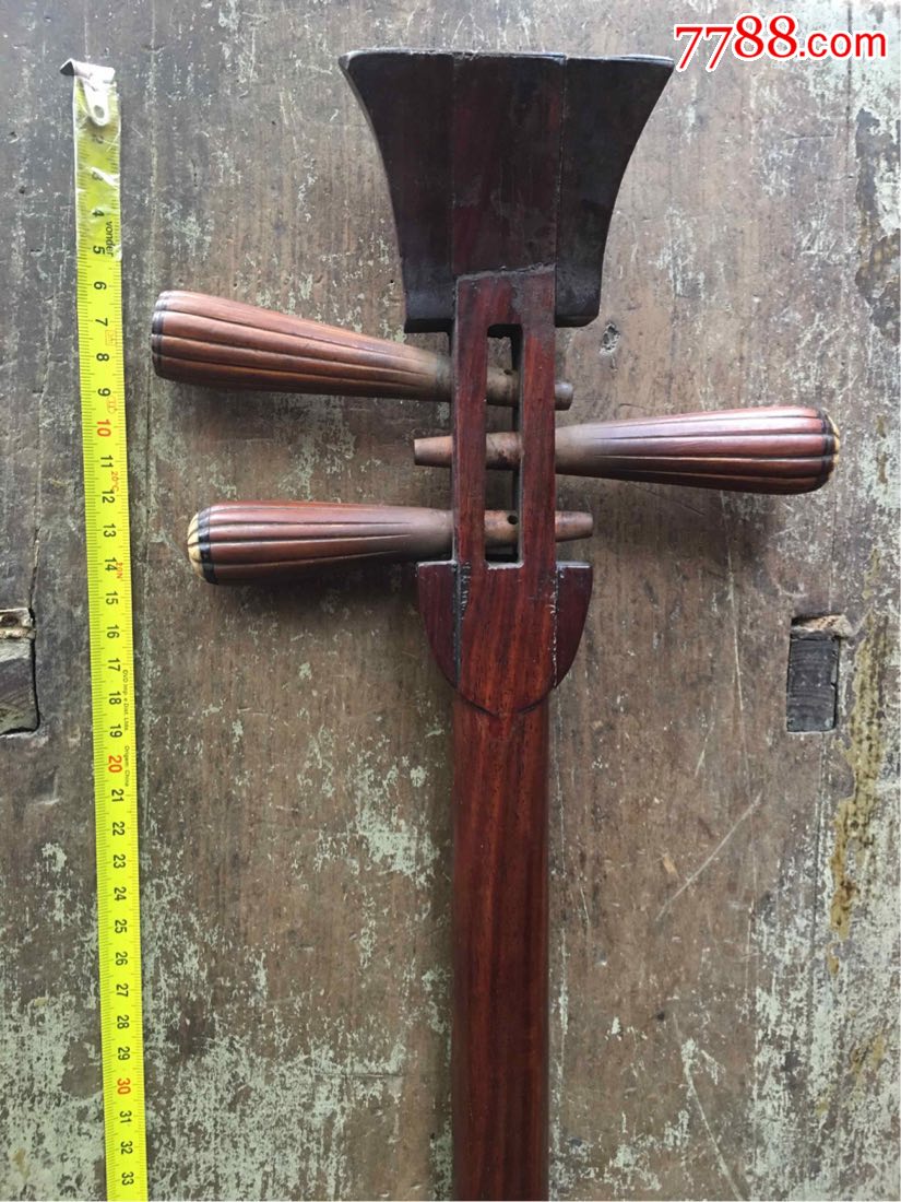 清代海南黄花梨老三弦胡