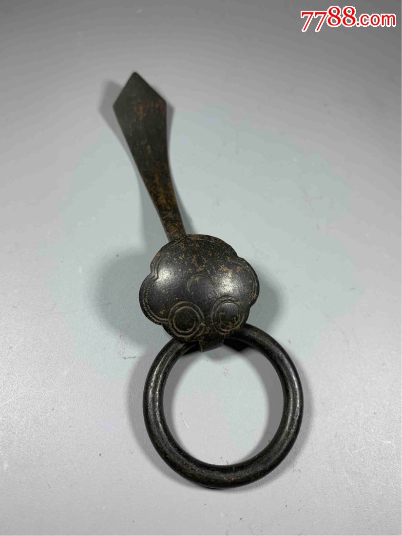 铜如意袈裟钩,袈裟环一套