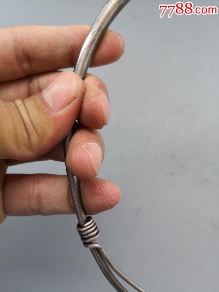 清末孩童银项圈