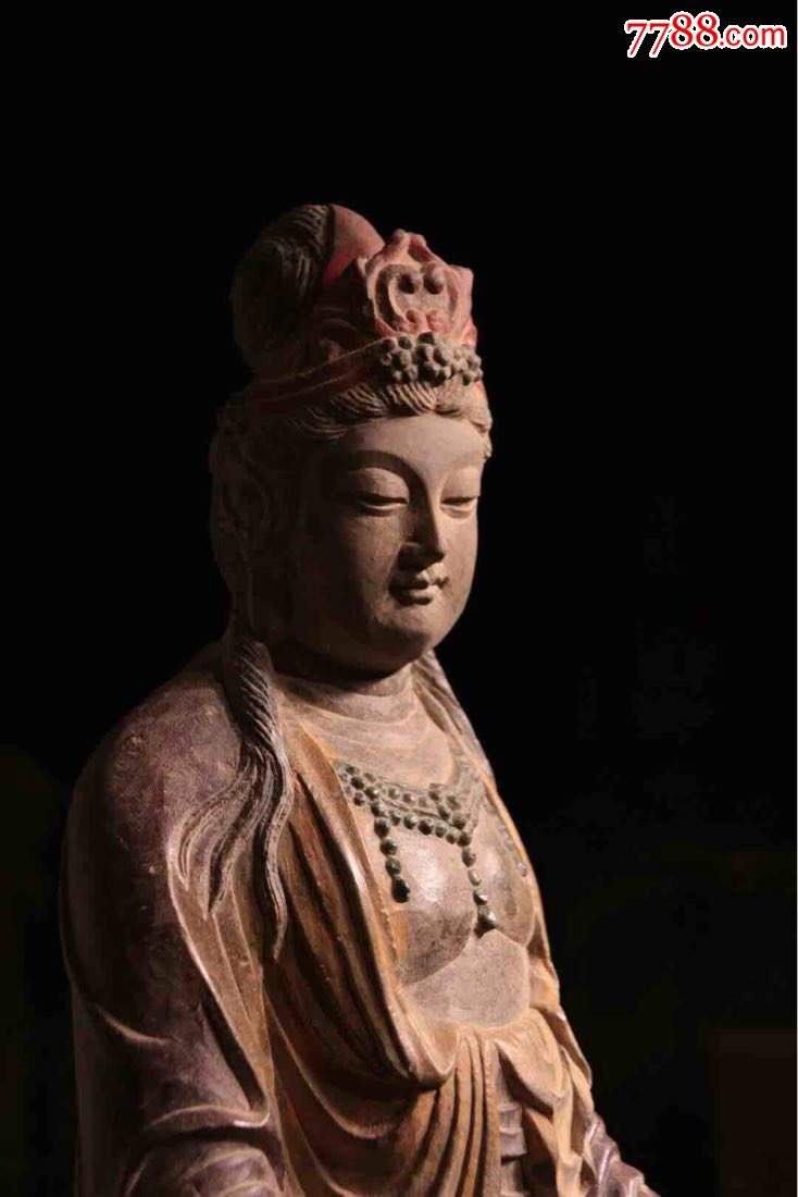 【唐韵站姿佛造像】青石彩绘