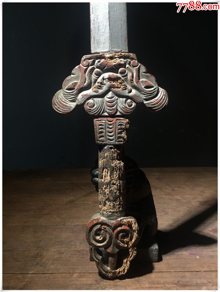 by2112木剑老木雕道教法器古玩古董民俗收藏尺寸94x14