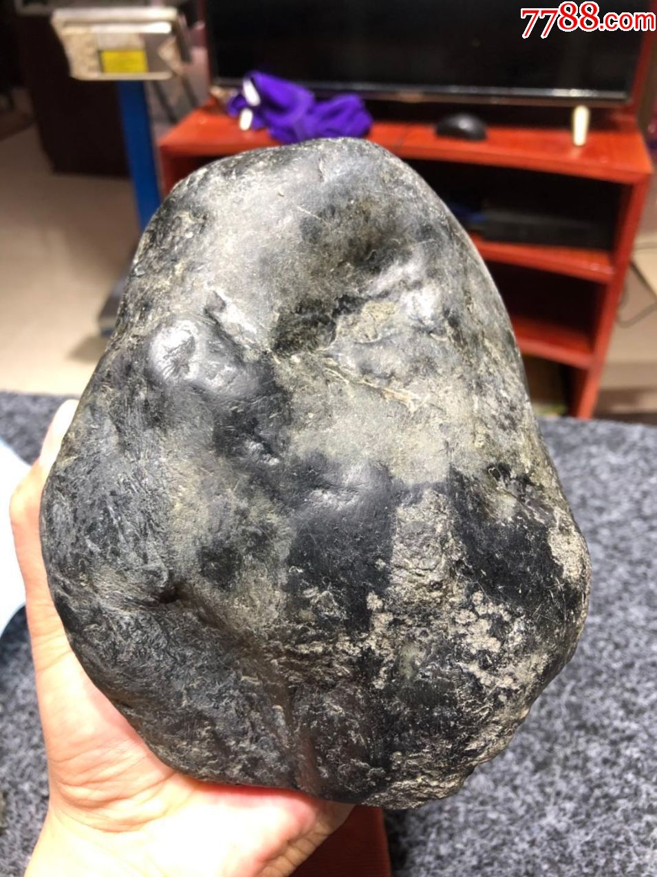 老场黑蜡壳皮壳油光发亮种老有种有色353kg