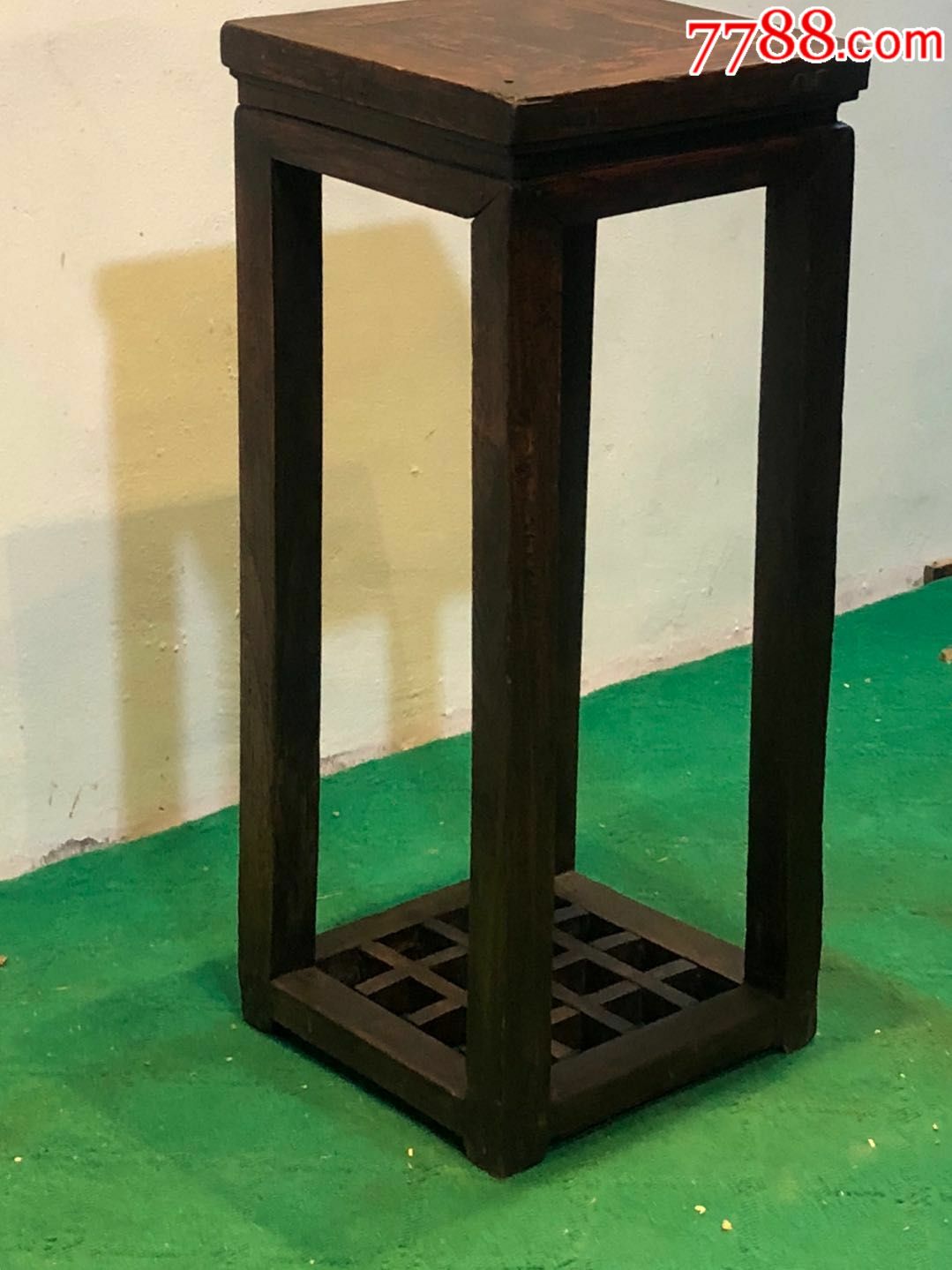 自然包浆,完整坚固,望板刻有福字,寓意深刻_其他木艺家具_刘氏民俗老