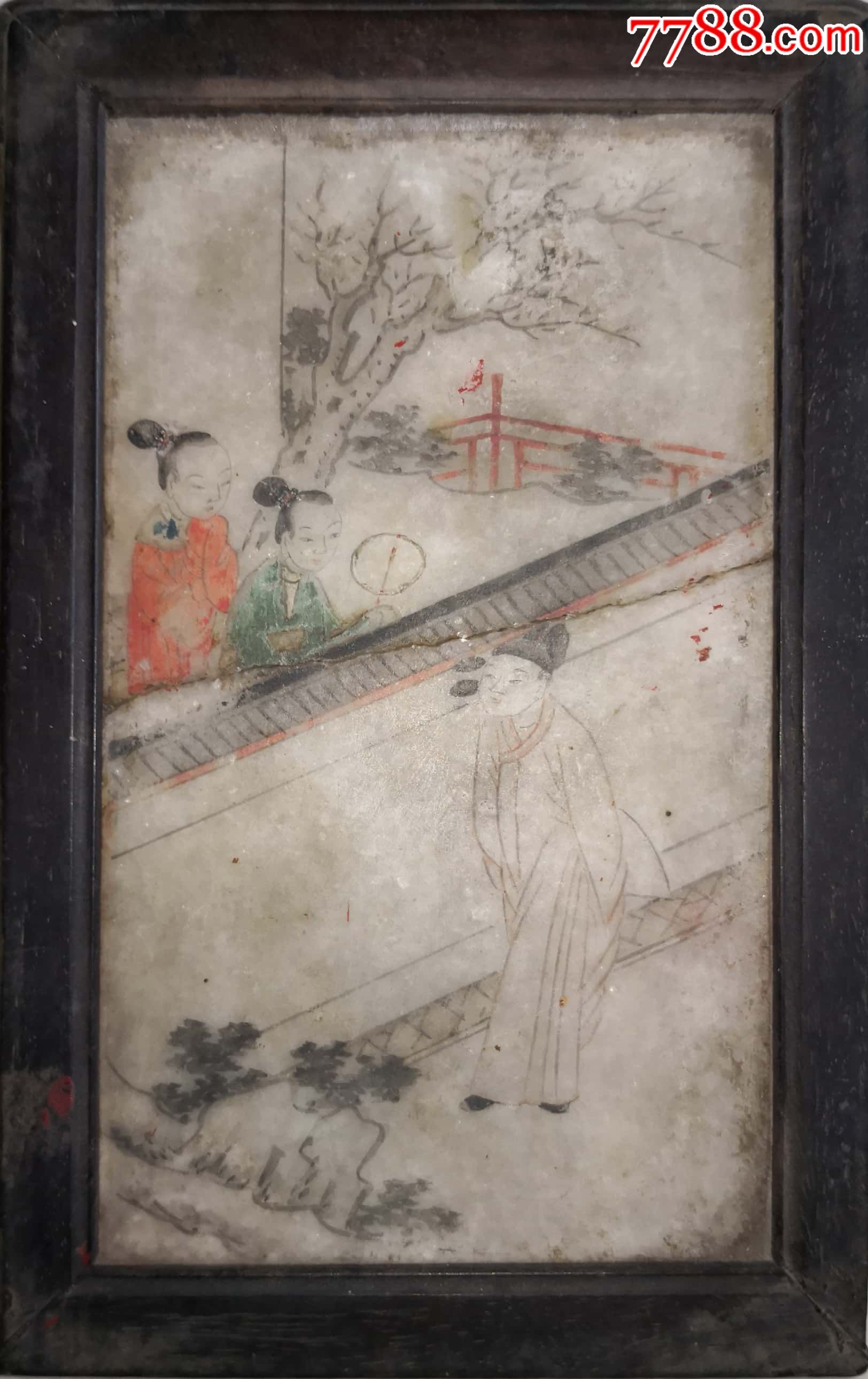 明清时期石板插屏