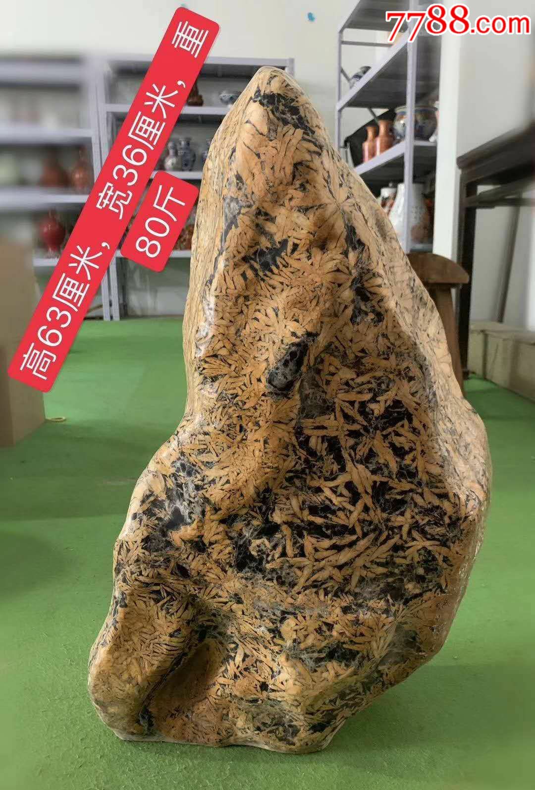 竹叶潇洒多资,形态万千_其他奇石/岩石_产地图片_收藏价值_7788奇石