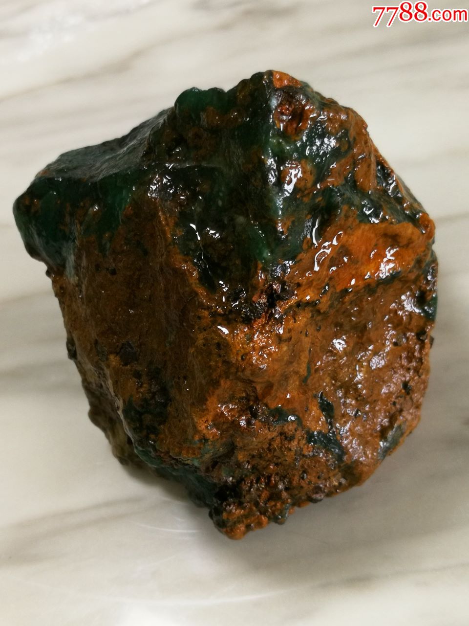 586g雅安绿石大原石毛料