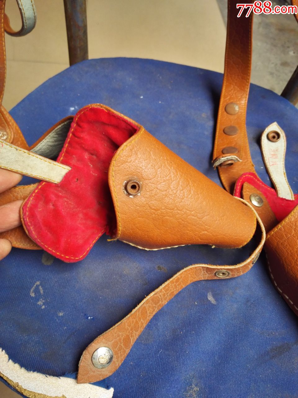 退役"腋下枪套"一对-价格:150.0000元-1-皮枪套/皮套 -零售-7788收藏