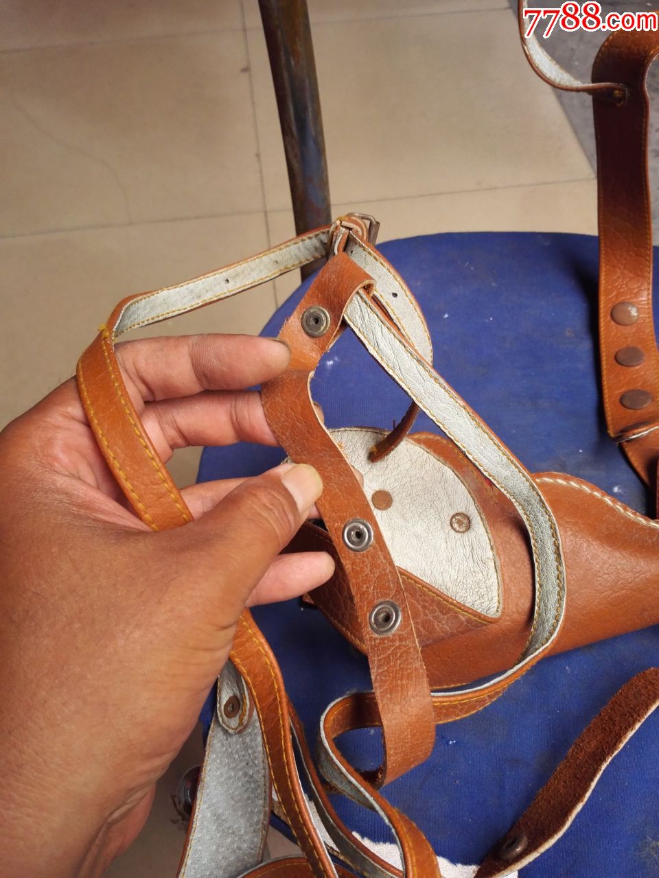 退役"腋下枪套"一对-价格:150.0000元-1-皮枪套/皮套 -零售-7788收藏