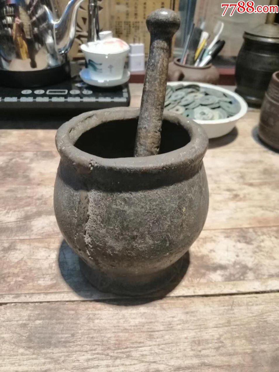 中医药文化之紫铜药缸