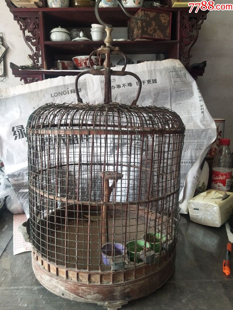 古董古玩民俗文革老式二手怀旧物件鸟笼子鸟巢鸟房屋_鸟笼/鸟架/鸟房