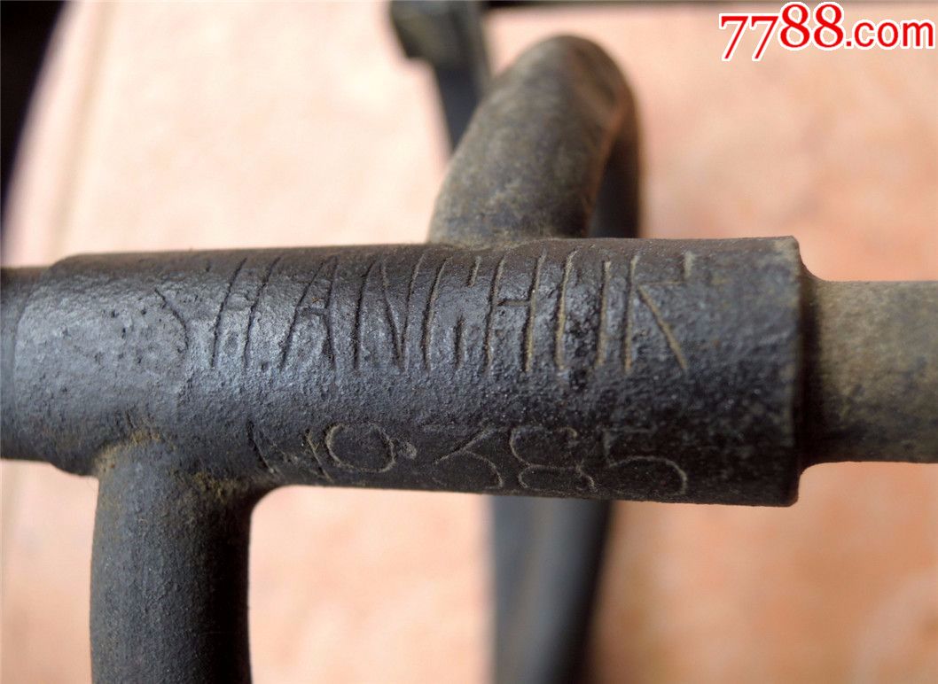 老国货收藏-民国中国新鑫厂制铁锚牌anchor385特大铜汽灯1.8kg