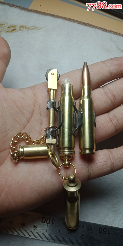 手工弹壳制作的打火机【2】