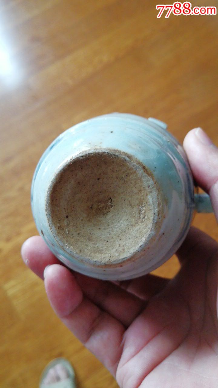 明代青花四系砚滴