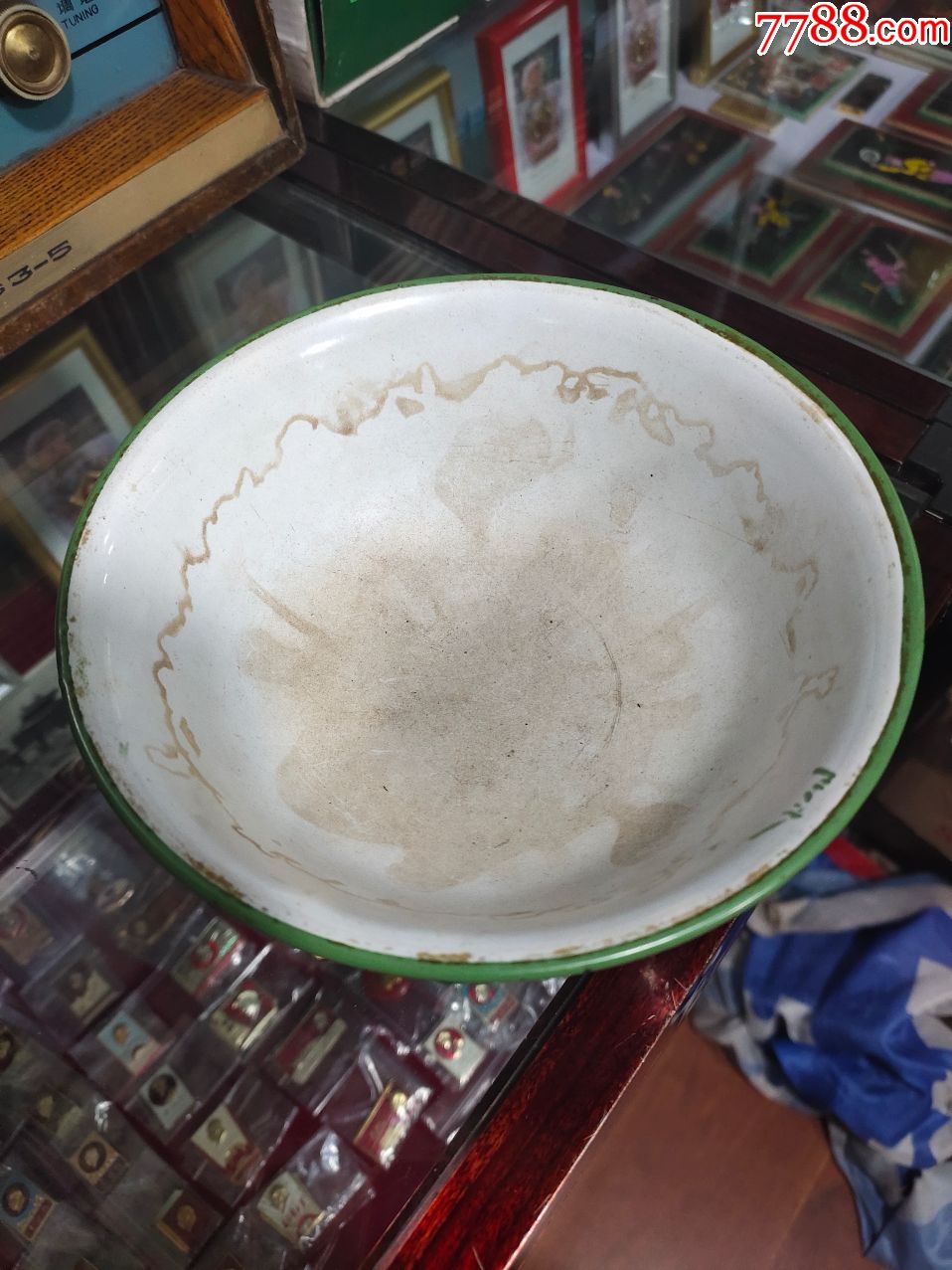 50年代搪瓷碗保真