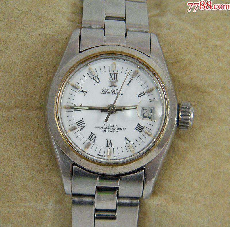 瑞士deca*e迪卡全自动机械表25钻2671女表