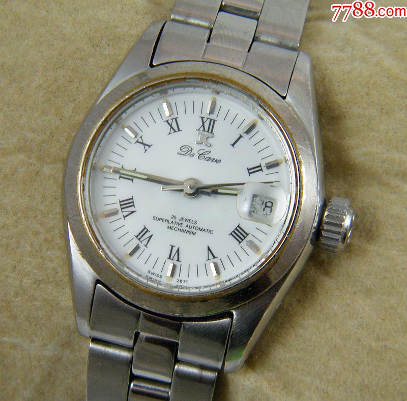 瑞士deca*e迪卡全自动机械表25钻2671女表