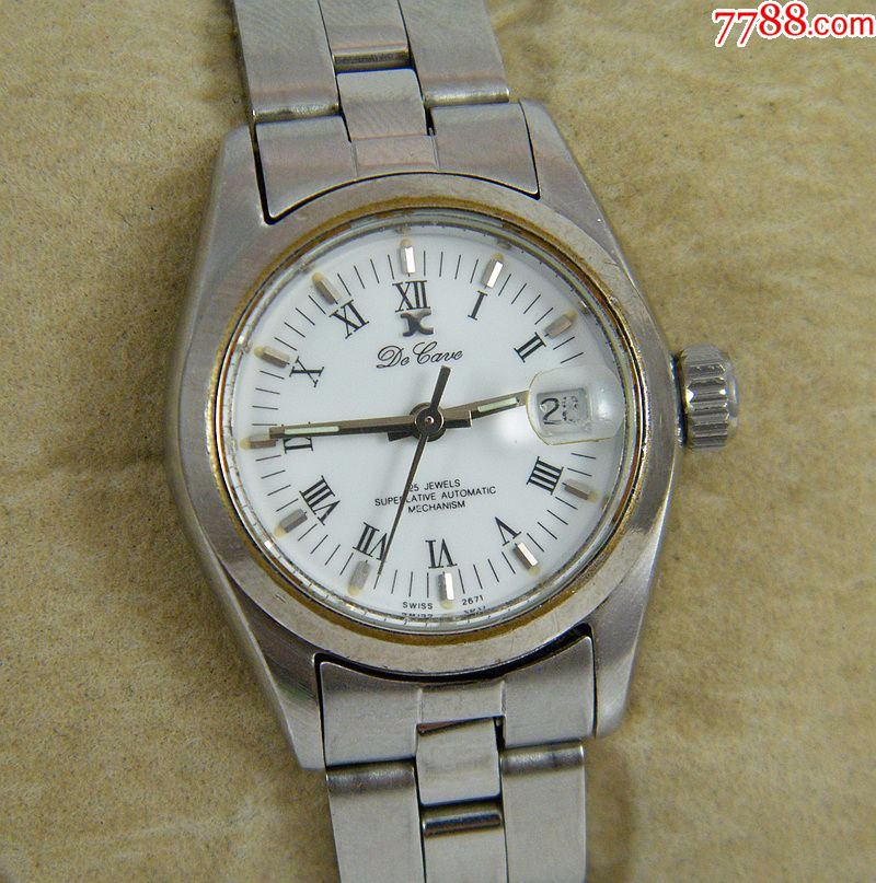 瑞士deca*e迪卡全自动机械表25钻2671女表,手表/腕表_第6张_7788手表