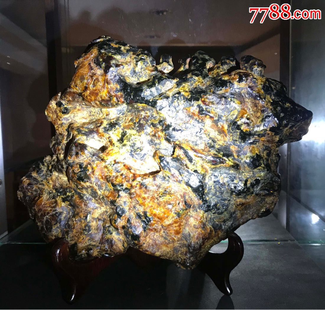 翳珀原石2公斤amber琥珀翳珀瑿珀医珀古董文玩山奇艺术