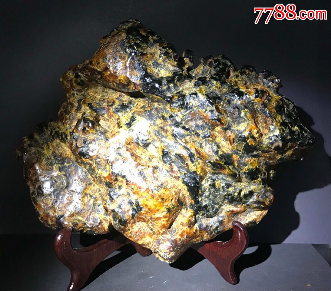 翳珀原石2公斤amber琥珀翳珀瑿珀医珀古董文玩山奇艺术