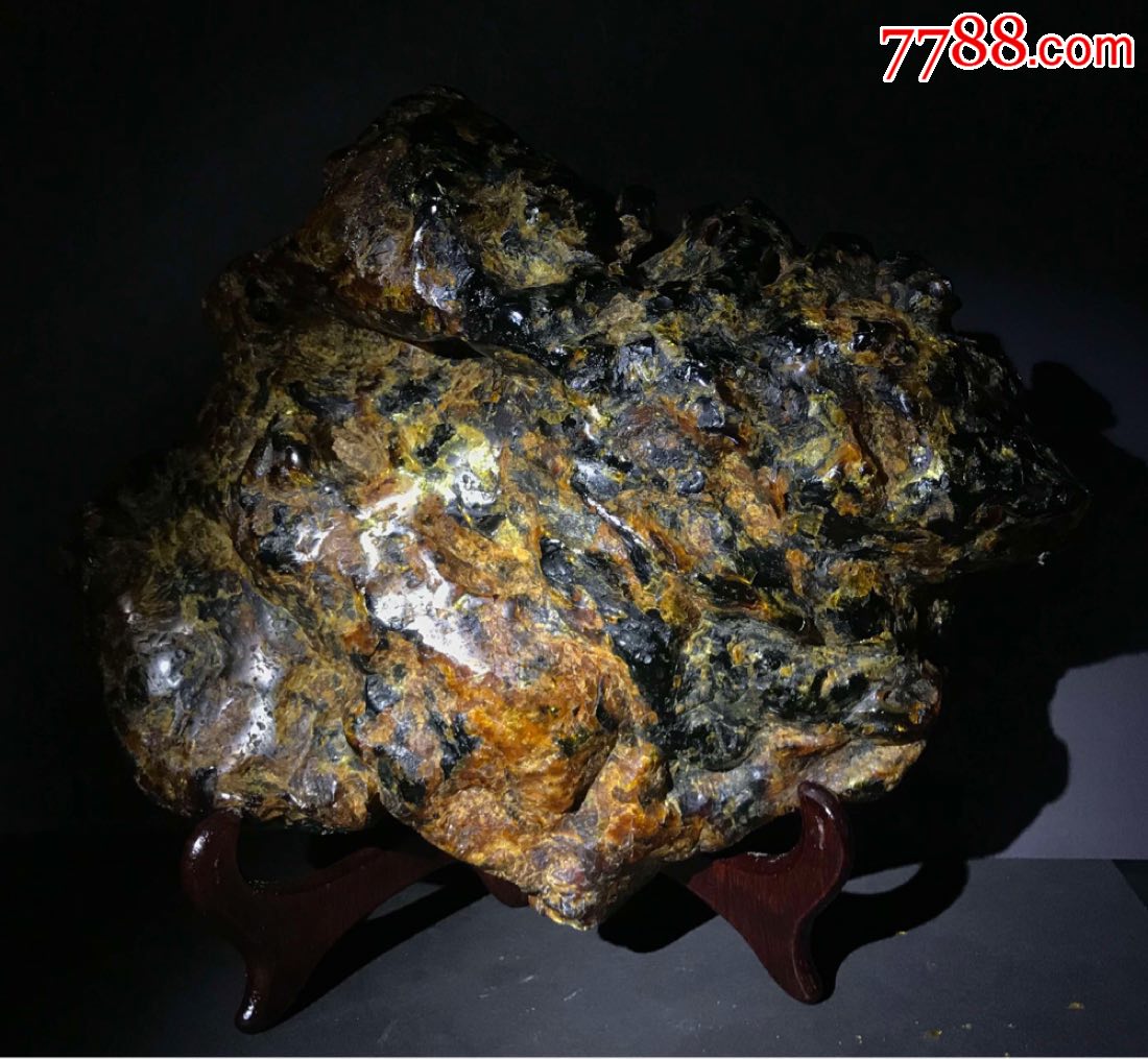 翳珀原石2公斤amber琥珀翳珀瑿珀医珀古董文玩山奇艺术