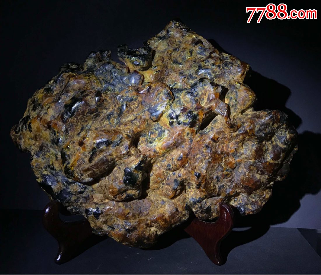 翳珀原石2公斤amber琥珀翳珀瑿珀医珀古董文玩山奇艺术