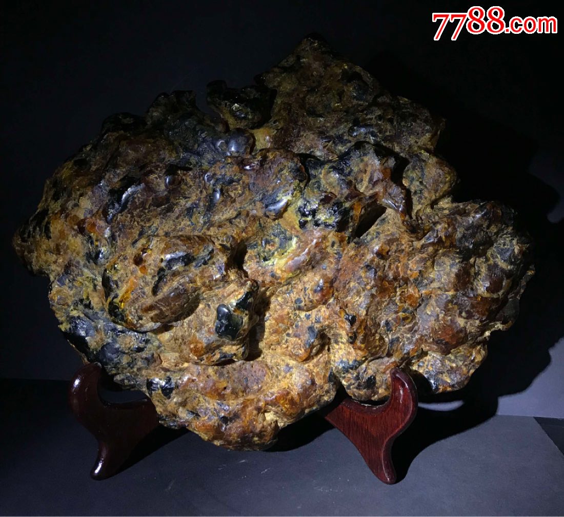 翳珀原石2公斤amber琥珀翳珀瑿珀医珀古董文玩山奇艺术