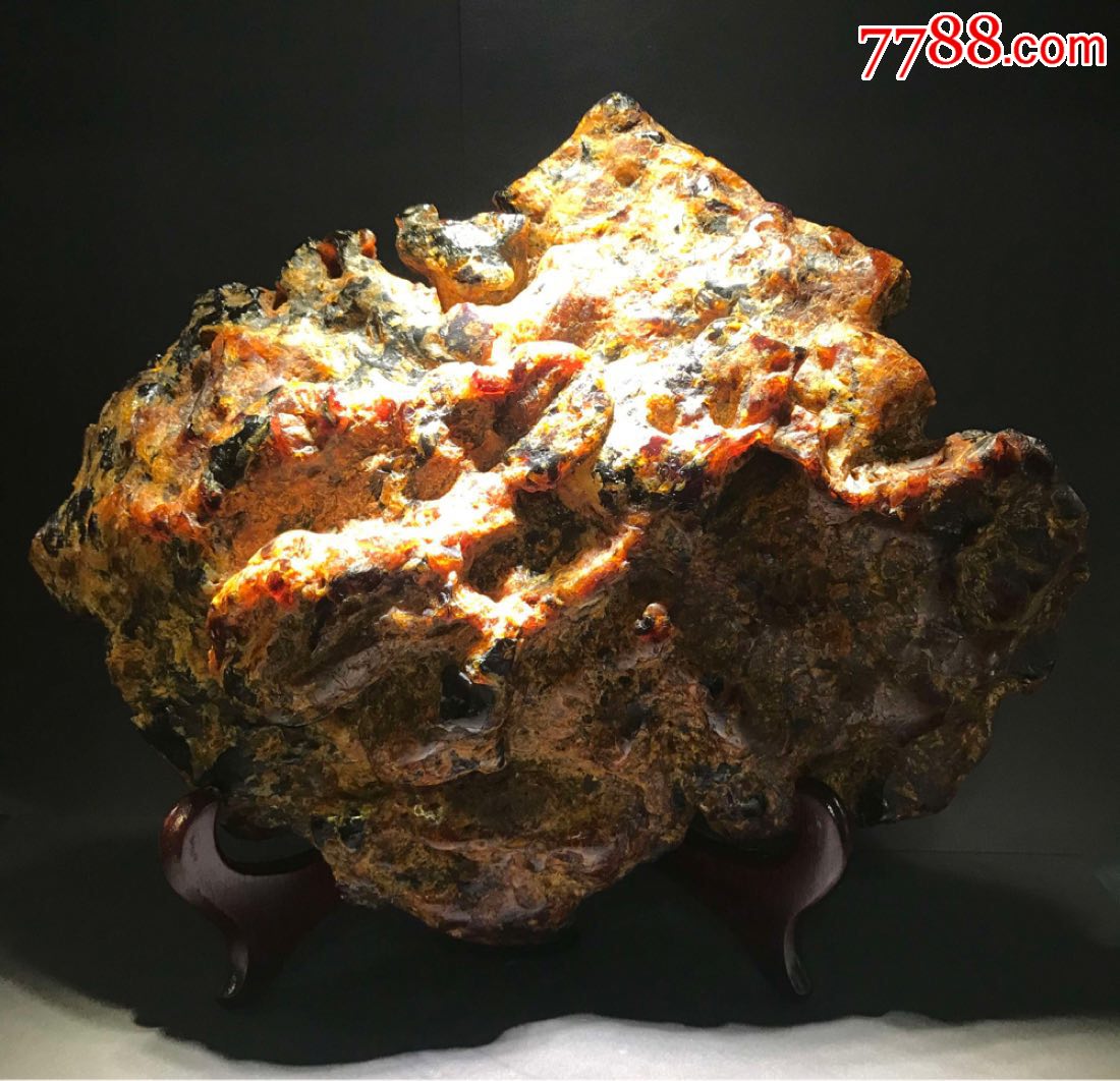 翳珀原石2公斤amber琥珀翳珀瑿珀医珀古董文玩山奇艺术
