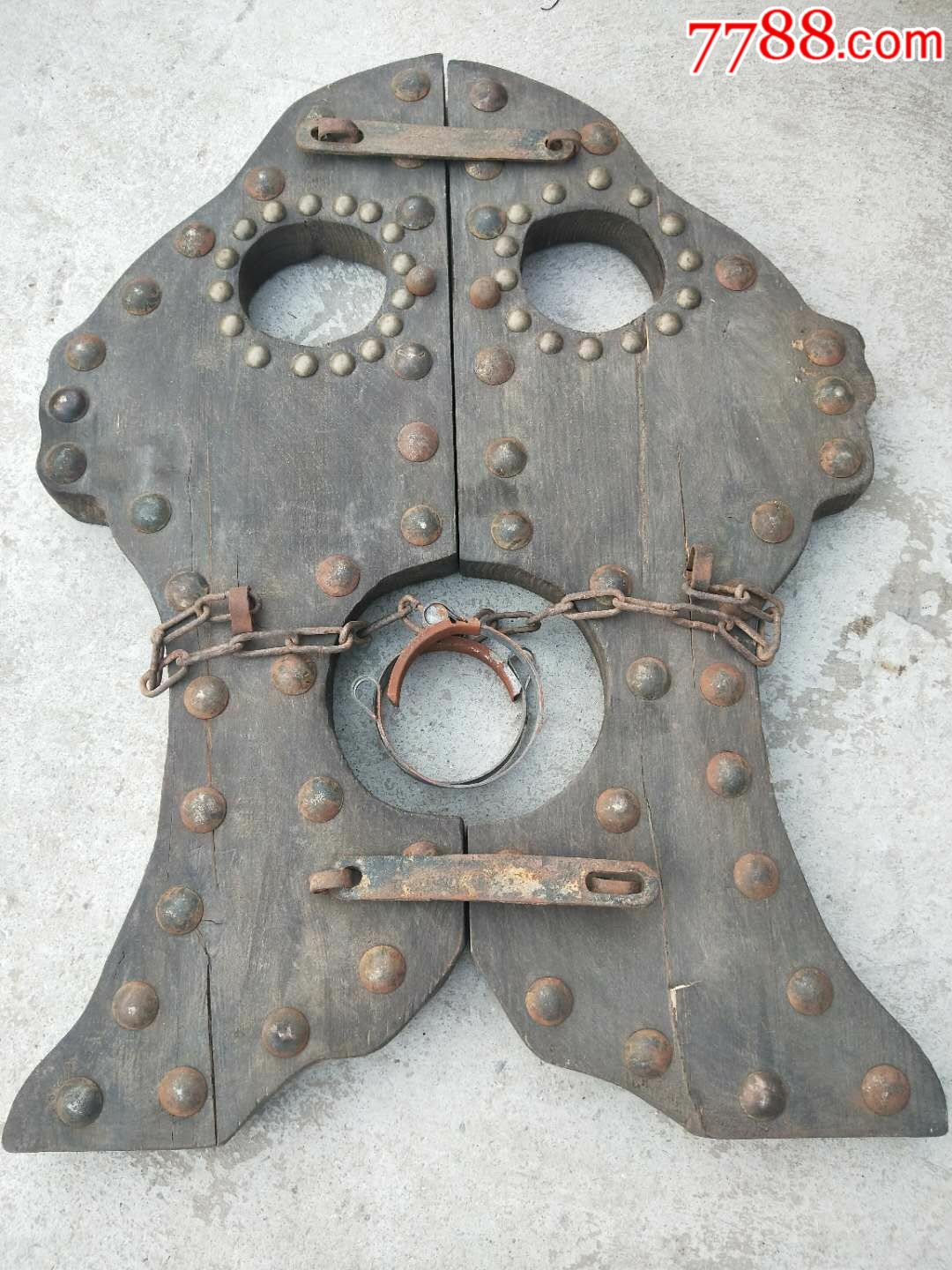 清代老刑具,品相完整