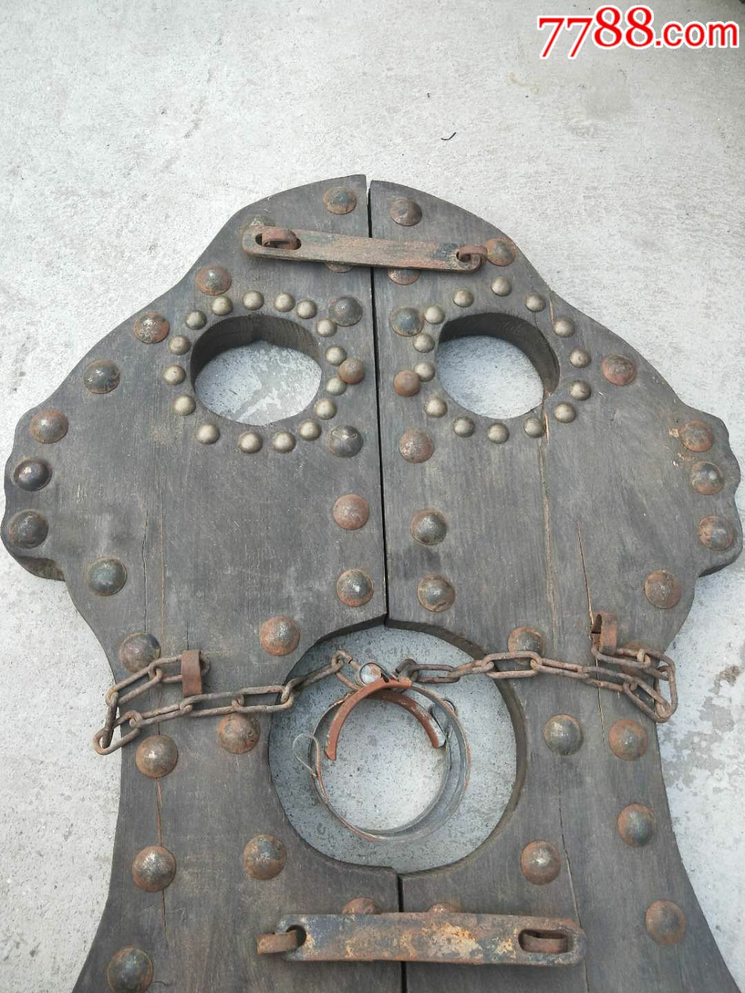 清代老刑具,品相完整