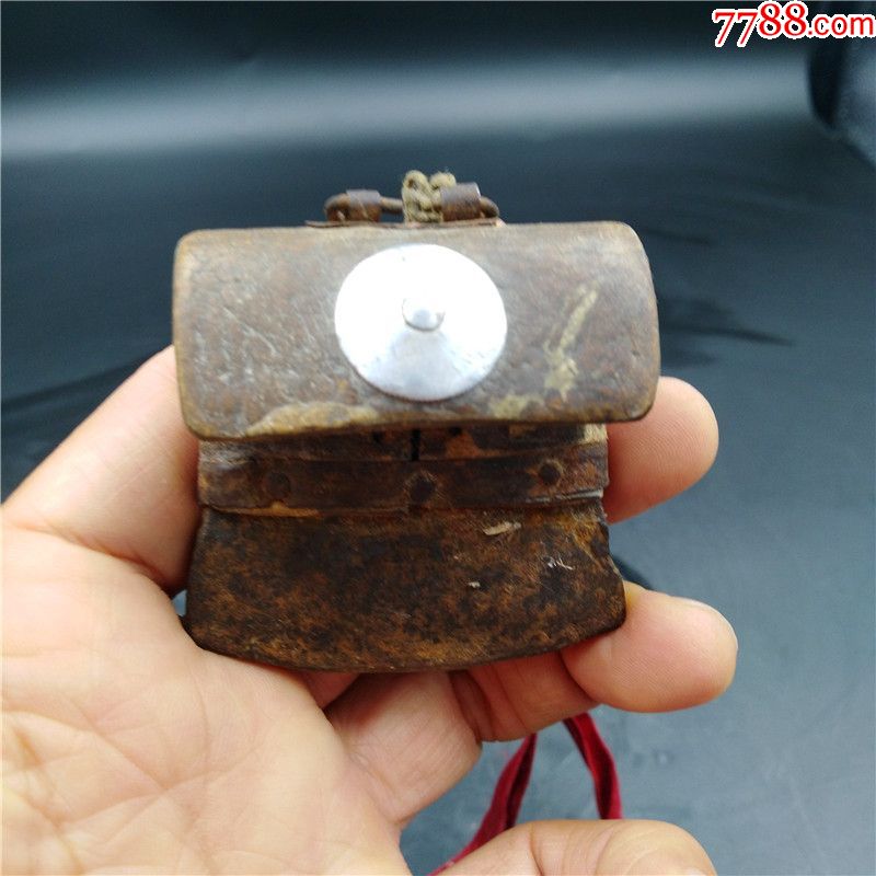 一流老包浆古代取火用的打火机火绒火链手把件挂件影视道具老物件
