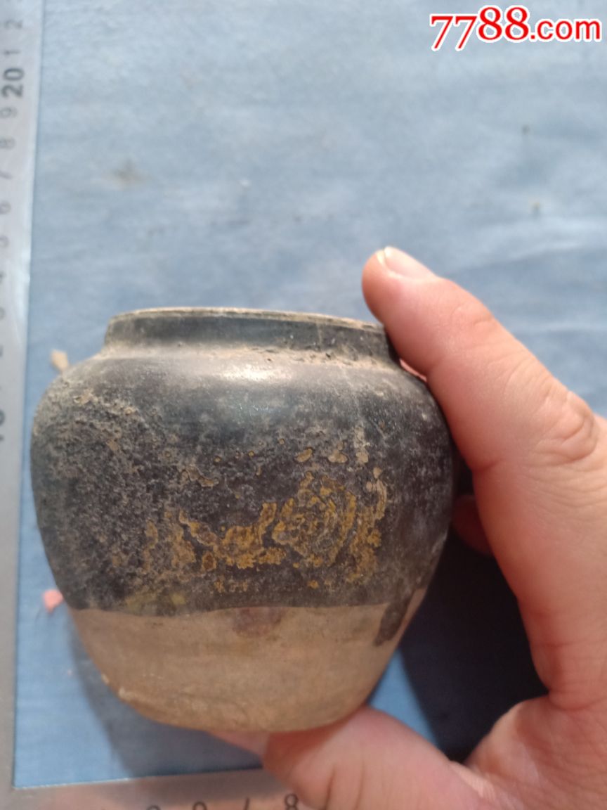 店老窑口酱釉老药罐78cm