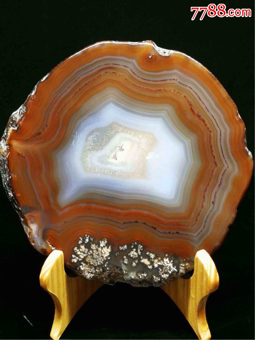 天然缠丝玛瑙原石摆件一公斤重包真