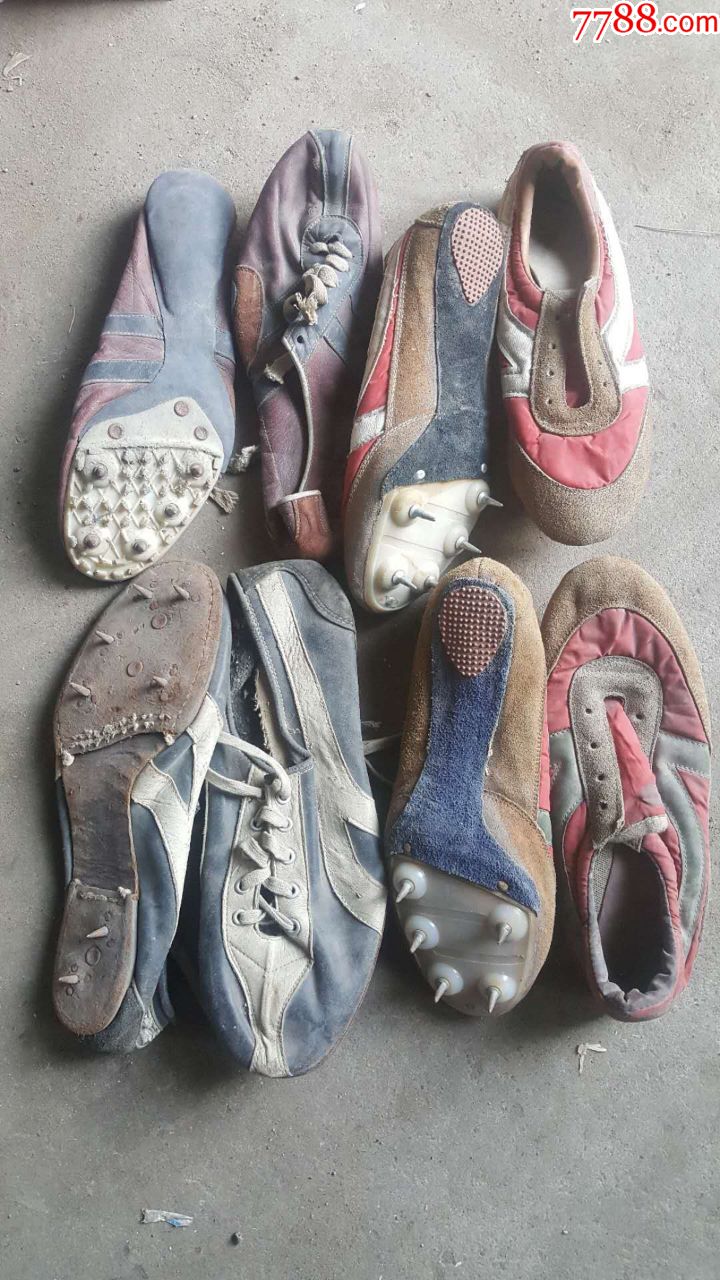 80年代钉子鞋图片