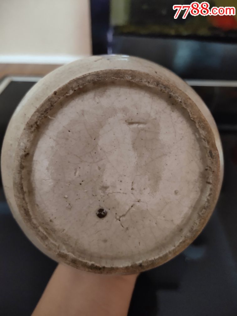 磁州窑清代玉壶春瓶画功精湛一流高175cm左右