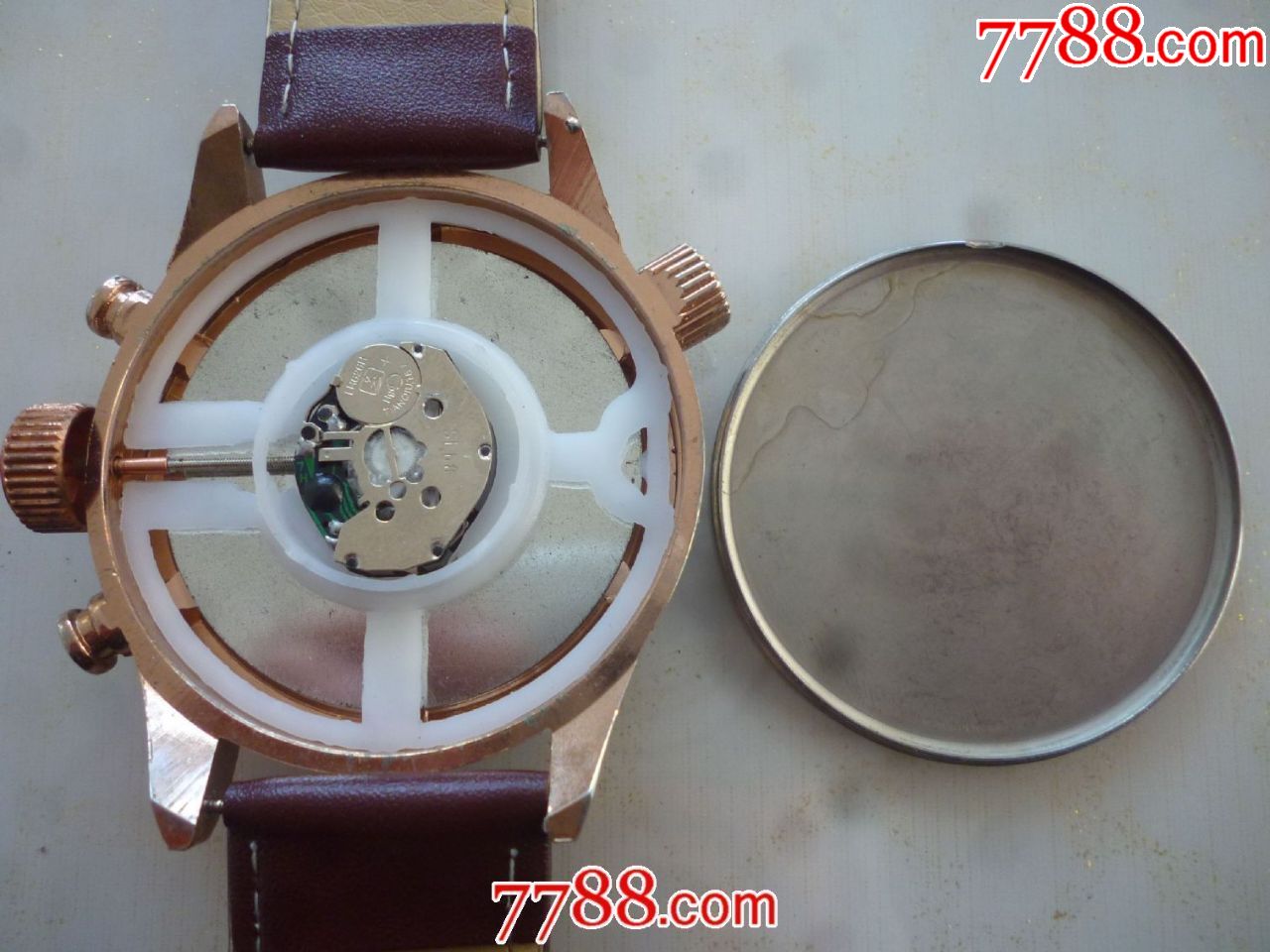 大漂亮美品玫瑰金镀金【mundell】男士古董老表一块!【很新!