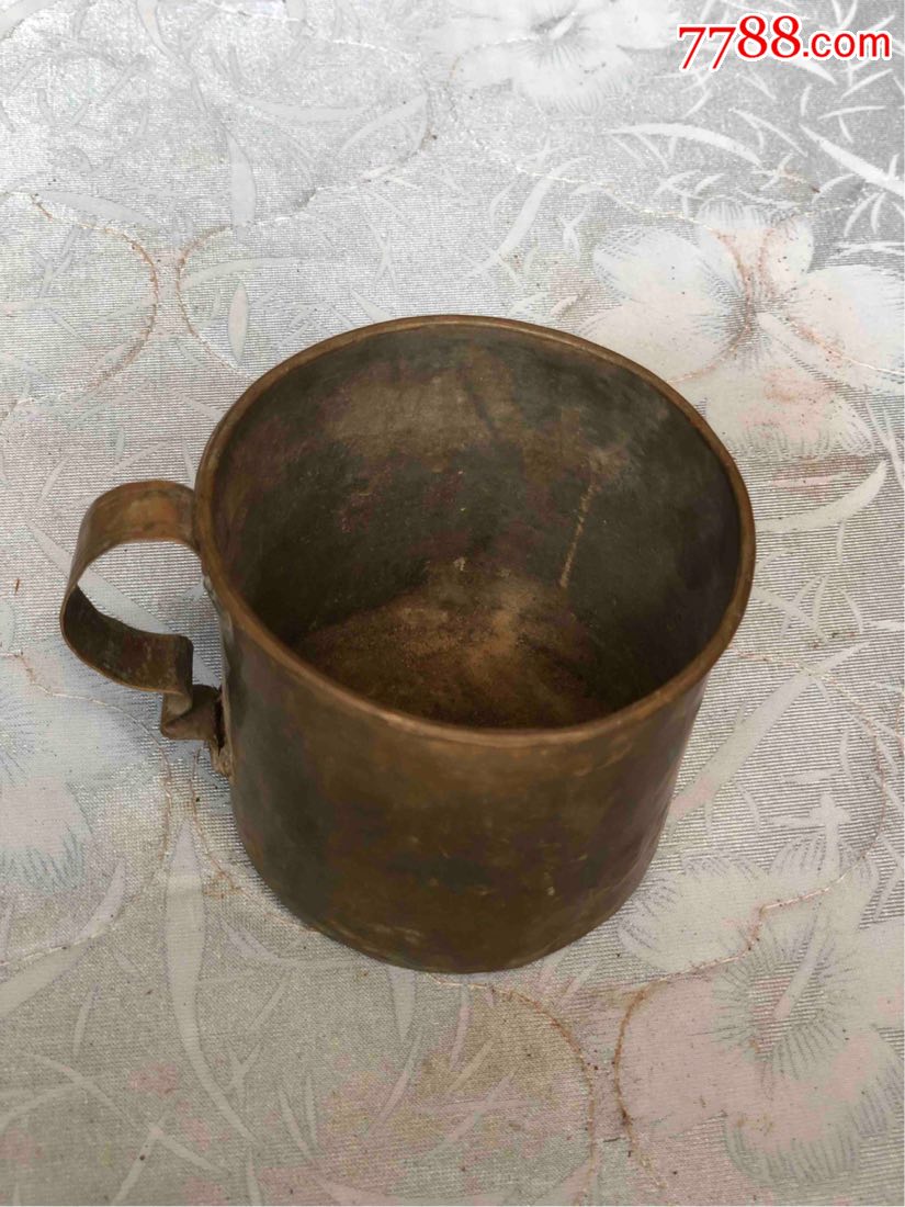抗战时期国军铜制水杯1