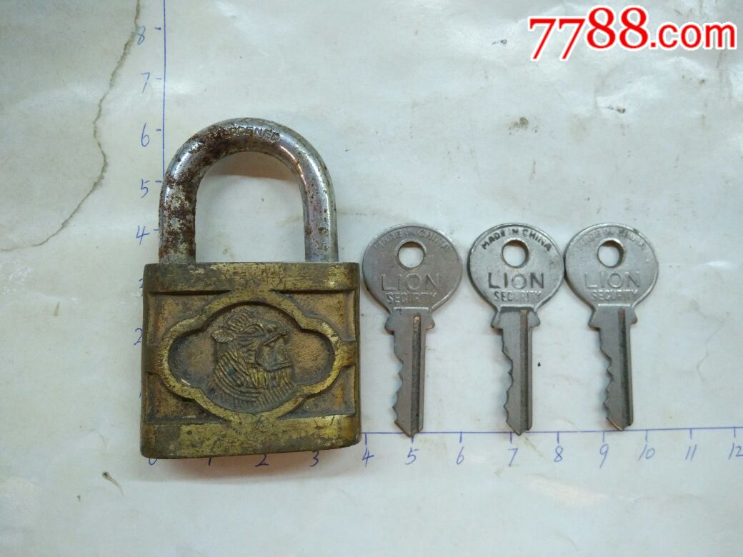 狮子图案lion锁漂亮