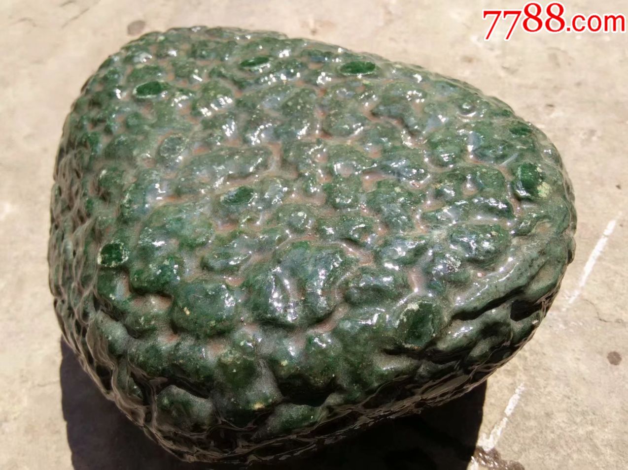 缅甸翡翠灰卡毛料