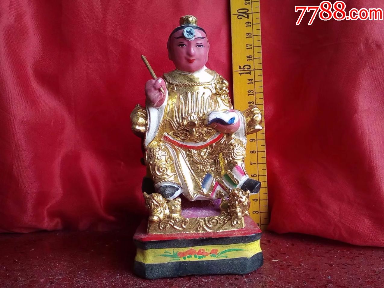 包邮一口价,脸上多了一个钢钉,变成三只眼睛的太子神像菩萨佛像