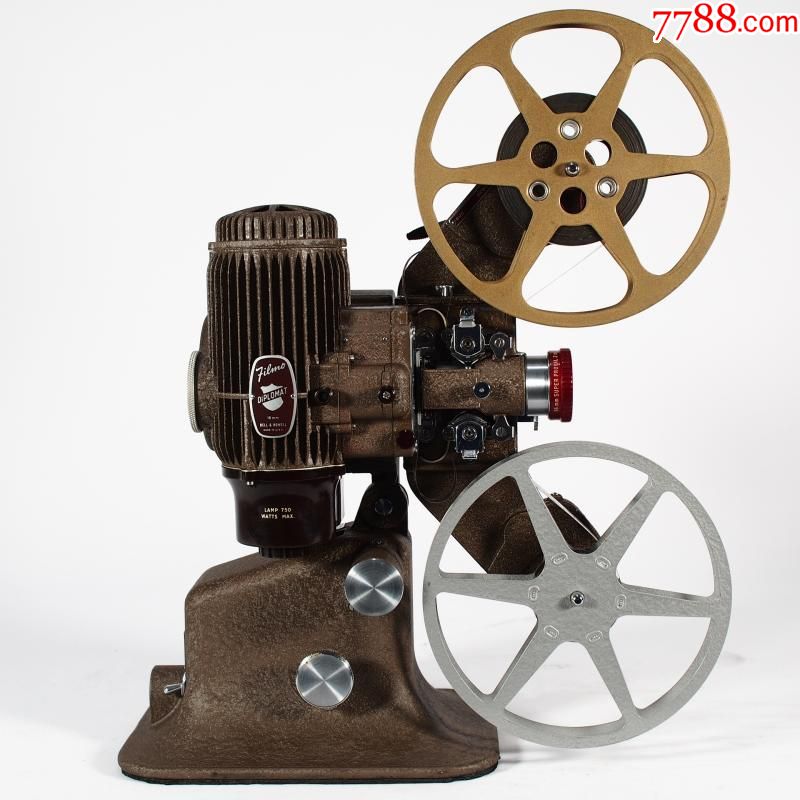 美国古董贝尔bellhowell16毫米16mm老式电影机放映机外交官-价格:3888