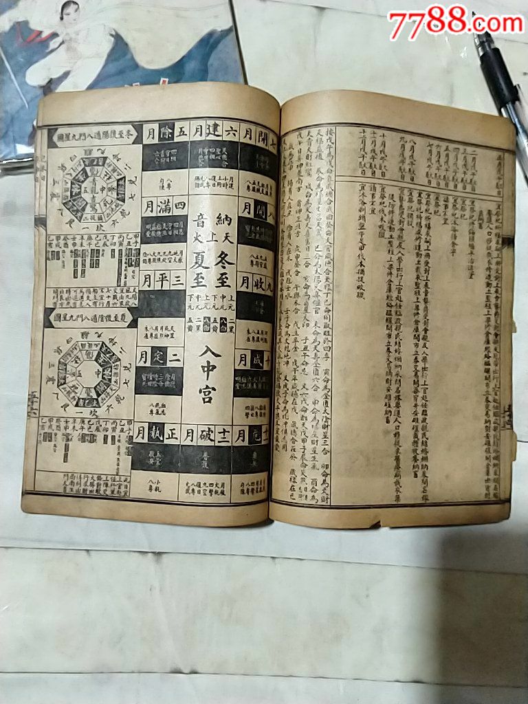 天书一本(算卦书,没有名字)_古籍/善本_旧书收藏_回收价格_7788书籍